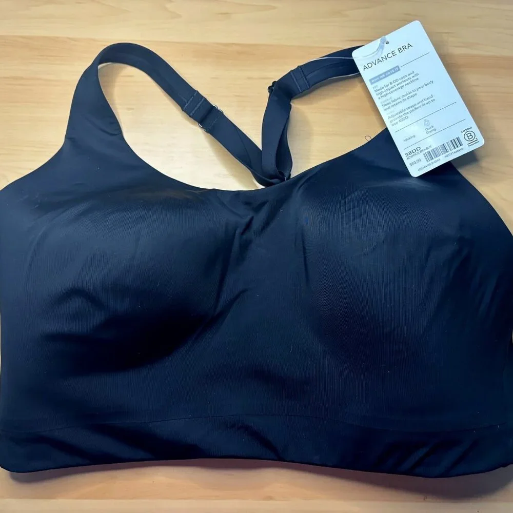 Athleta Black Sports Bra - Picture 1 of 4
